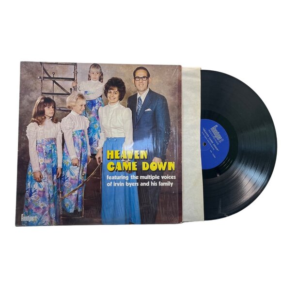 Heaven Came Down Multiple Voices of Irvin Byers & his Family Vinyl LP Christian - Picture 1 of 6